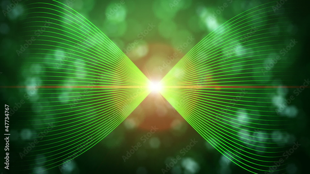 futuristic technology video - objects and lights – loop HD