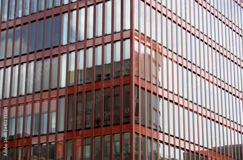 Glasfront in der Hafencity Hamburg