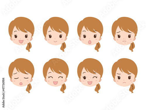女性/表情