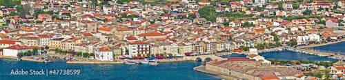 Adriatic Town of Pag panorama