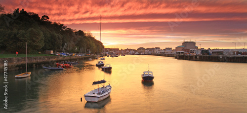 Sunset Weymouth Harbour England