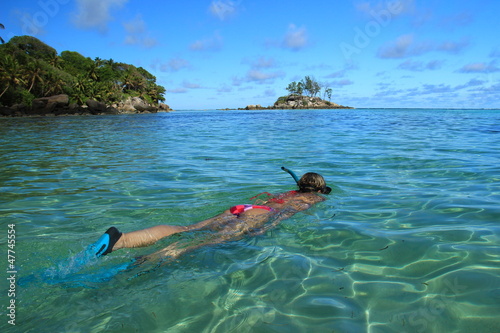 Snorkeling aux Seychelles