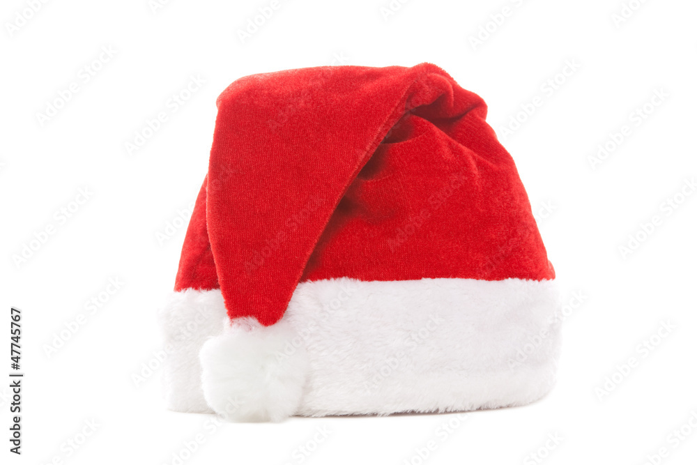 Santa hat isolated in white background Santa hat isolated in white background
