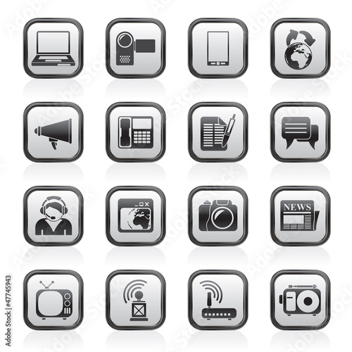 Communication and Technology icons - Vector Icon Set © Stoyan Haytov