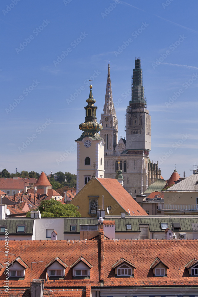 Zagreb Cathedral towers