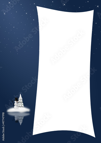 Weihnachten Schneemann