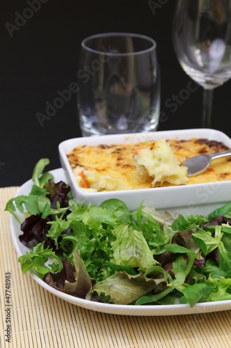 Gratiné de Légumes et Salade verte 2