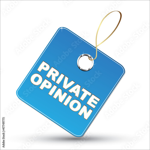 PRIVATE OPINION ICON