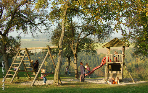 Playground in an idyllic ambience