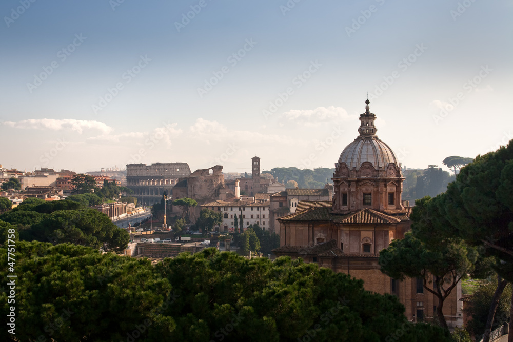 Panorama of Old Rome