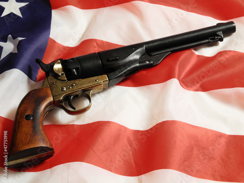Old Glory & Pistol