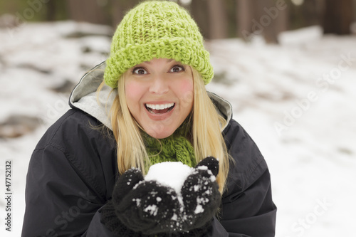Attractive Woman Having Fun...