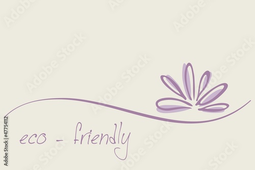 Fototapeta Naklejka Na Ścianę i Meble -  water lily , Buddha, Eco friendly business logo design