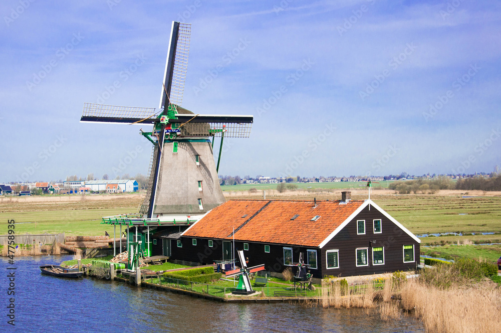 wind mill of Zaanse Schans, Netherland