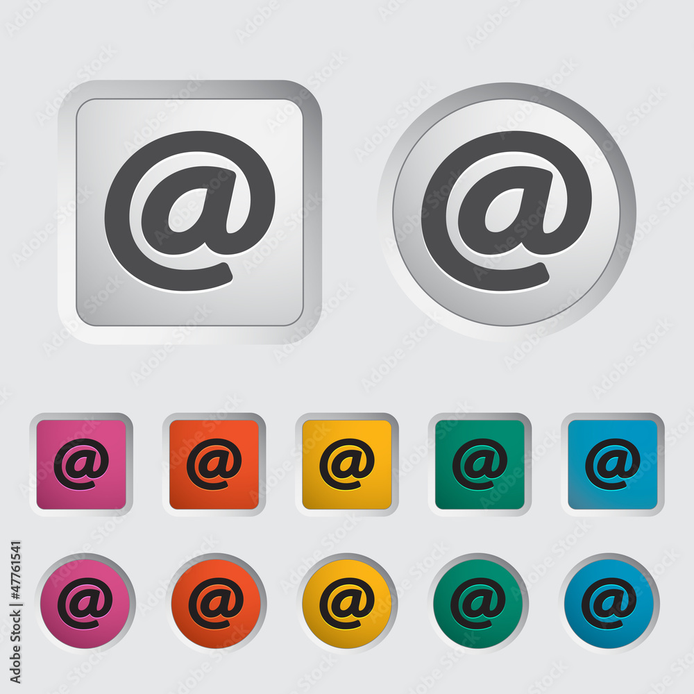 Email single icon.