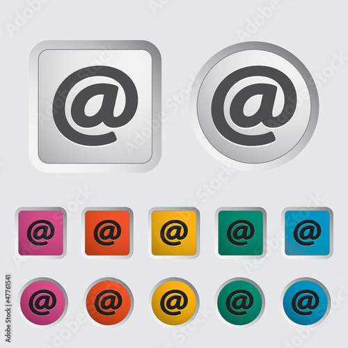 Email single icon.