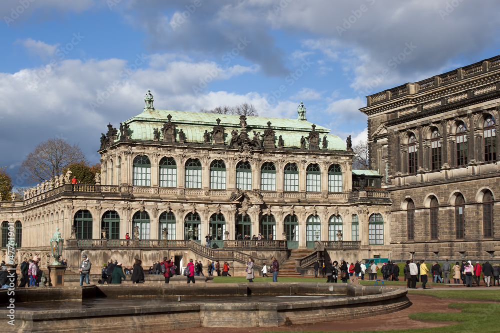 The Zwinger Palace and Building of the Old Masters Picture Galle