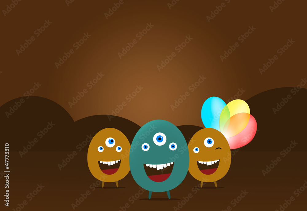 Fototapeta premium christmas greeting card with aliens