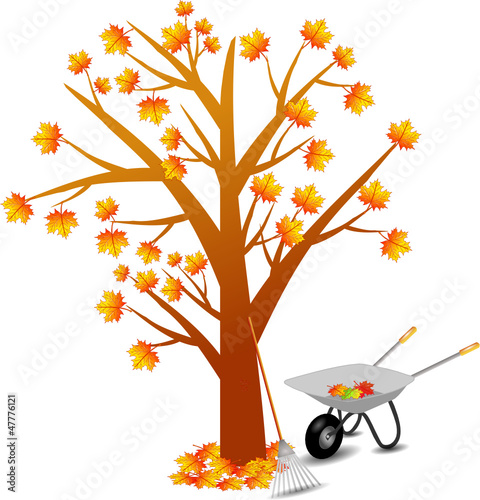 Herbst Gartenarbeit