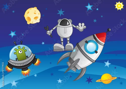 Obraz Przygoda w kosmosie