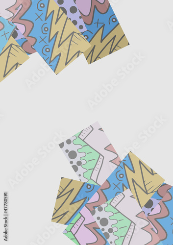 Color frame art background