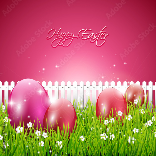 Sweet pink Easter background