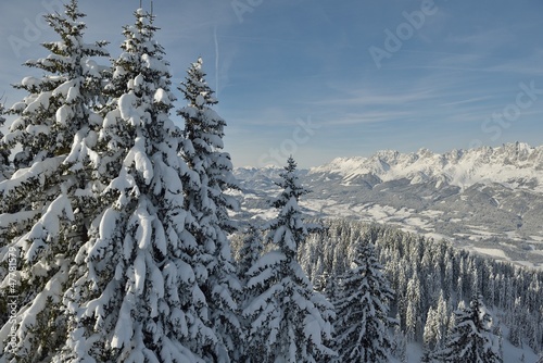mountain winter landscape