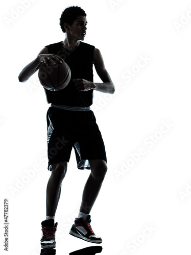 basketball player silhouette © snaptitude