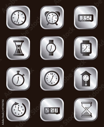 clock icons