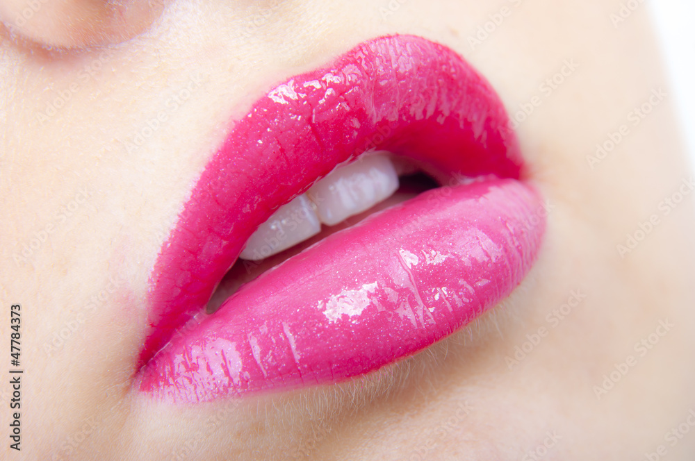 Pink lips Pink lips