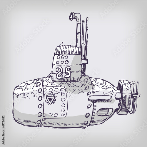 Zeichnung U-Boot