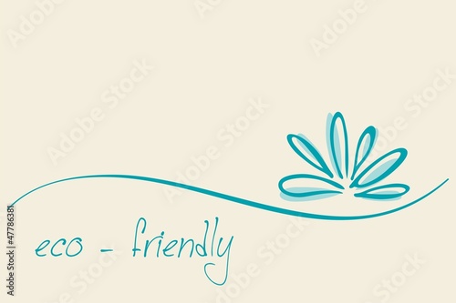 Fototapeta Naklejka Na Ścianę i Meble -  water lily , Buddha, Eco friendly business logo design