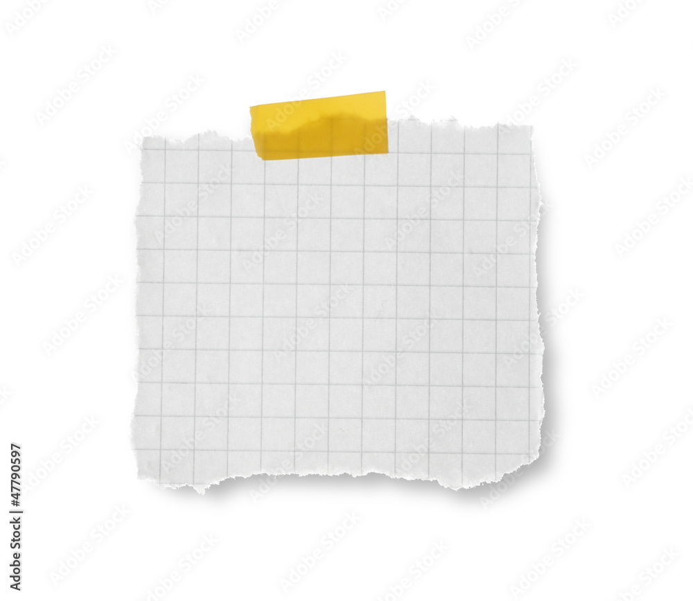 Fototapeta premium white note paper office business