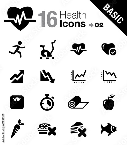 Basic - Health and Fitness icons