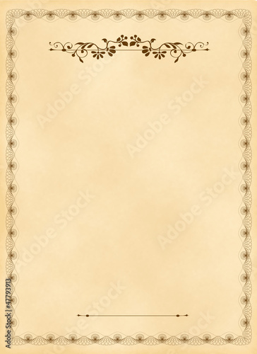 certificate, diploma for print 