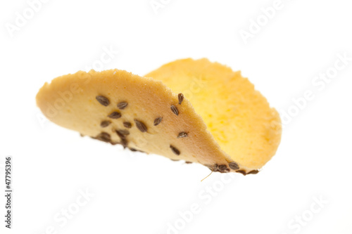 Kekse: Anisbogen auf weißem Hintergrund