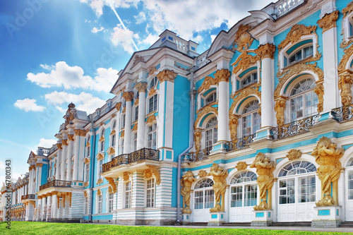 Foto Katherine's Palace hall in Tsarskoe Selo (Pushkin).