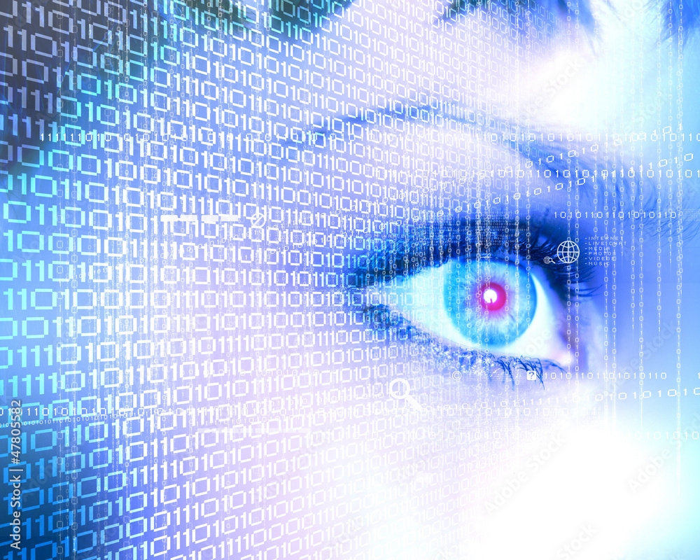 Obraz premium digital eye