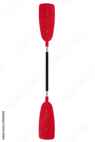 pagaia, Kayak Paddle Isolated on white background  photo