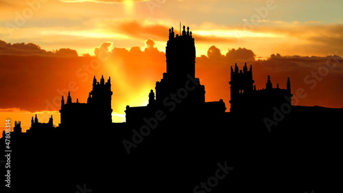Spain Madrid sunrise
