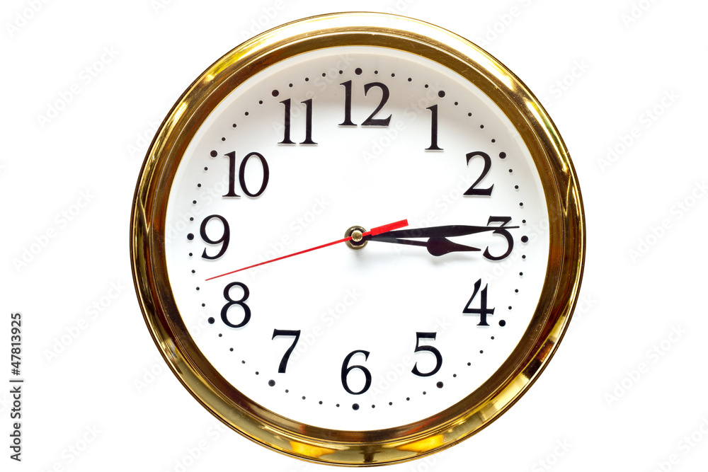 gold frame clock gold frame clock