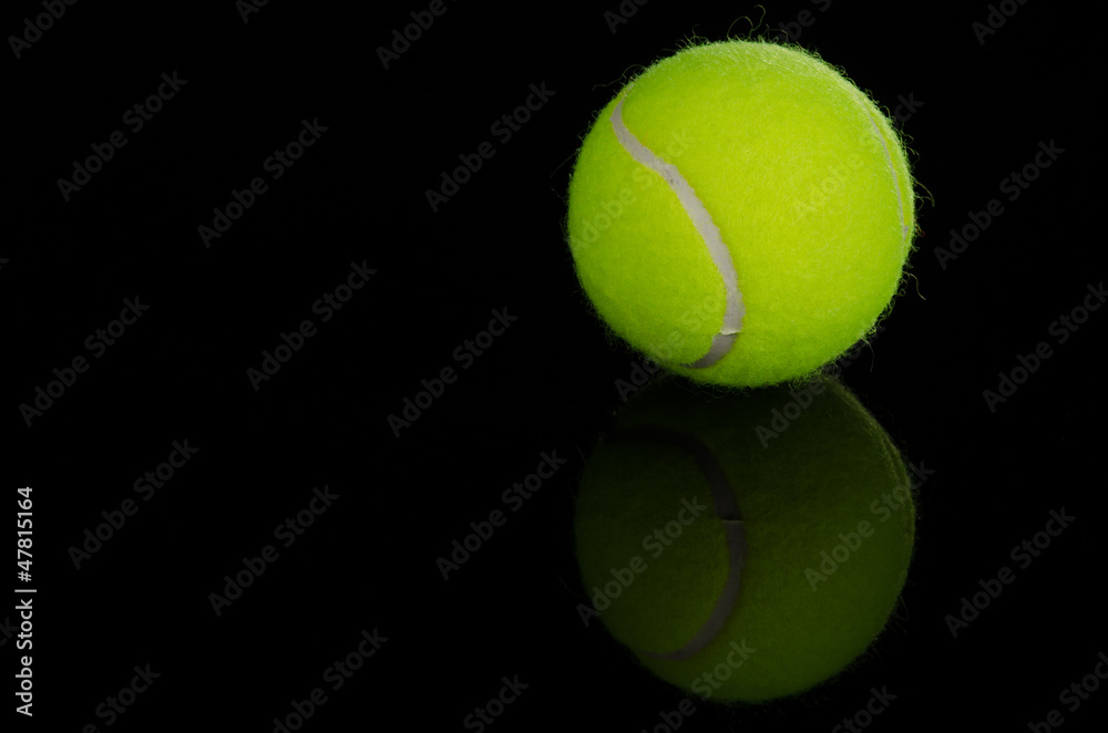 One tennis ball