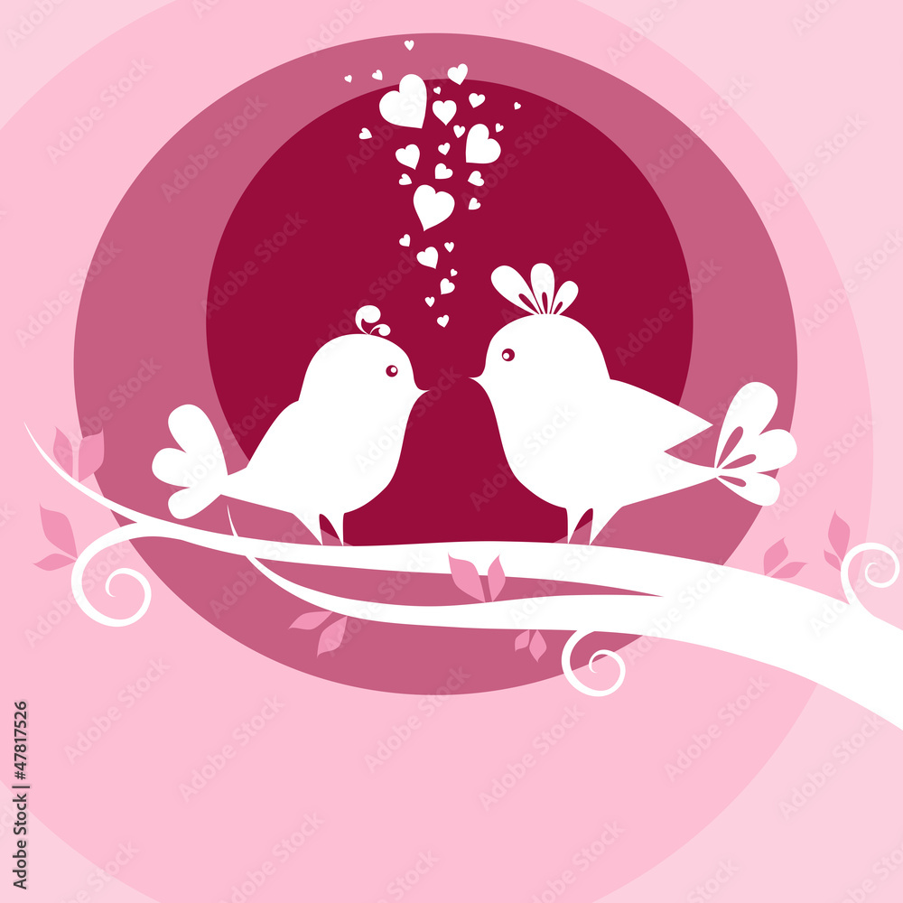 Two birds in love Two birds in love