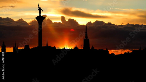 Sweden Stockholm sunrise