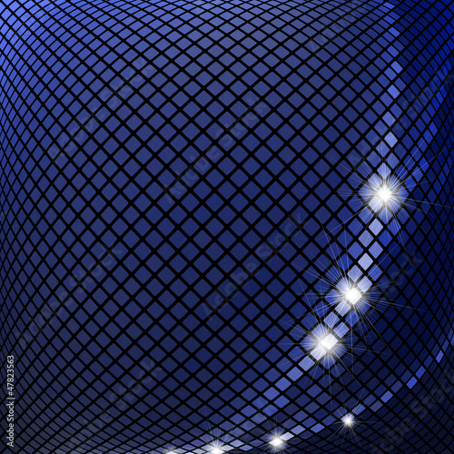 Dark blue mosaic