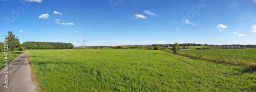 panoramic view of famrland
