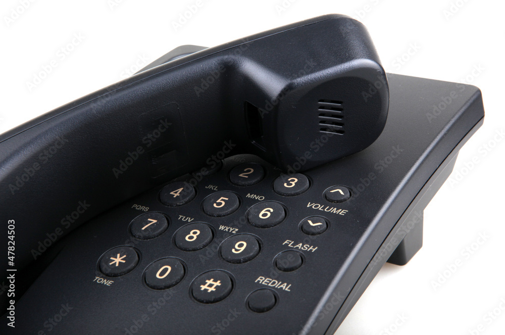 telephone isolated over white background telephone isolated over white background