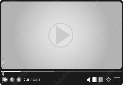 Online video player for web