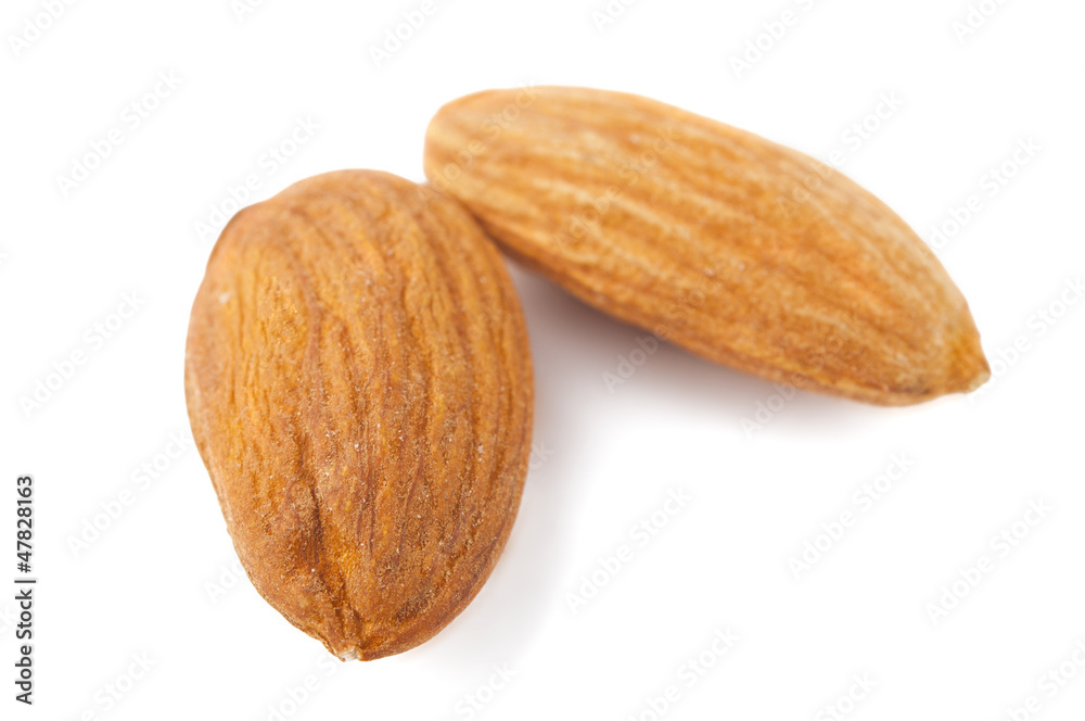 Almonds isolated Almonds isolated