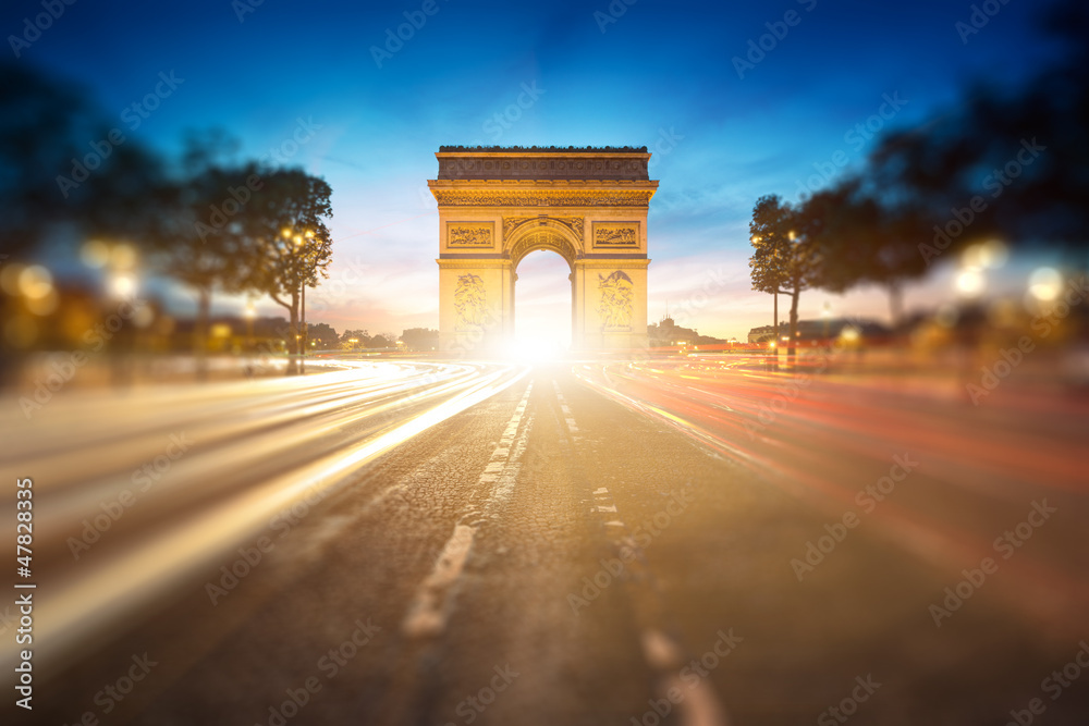 Obraz premium Arc de Triomphe Paris France